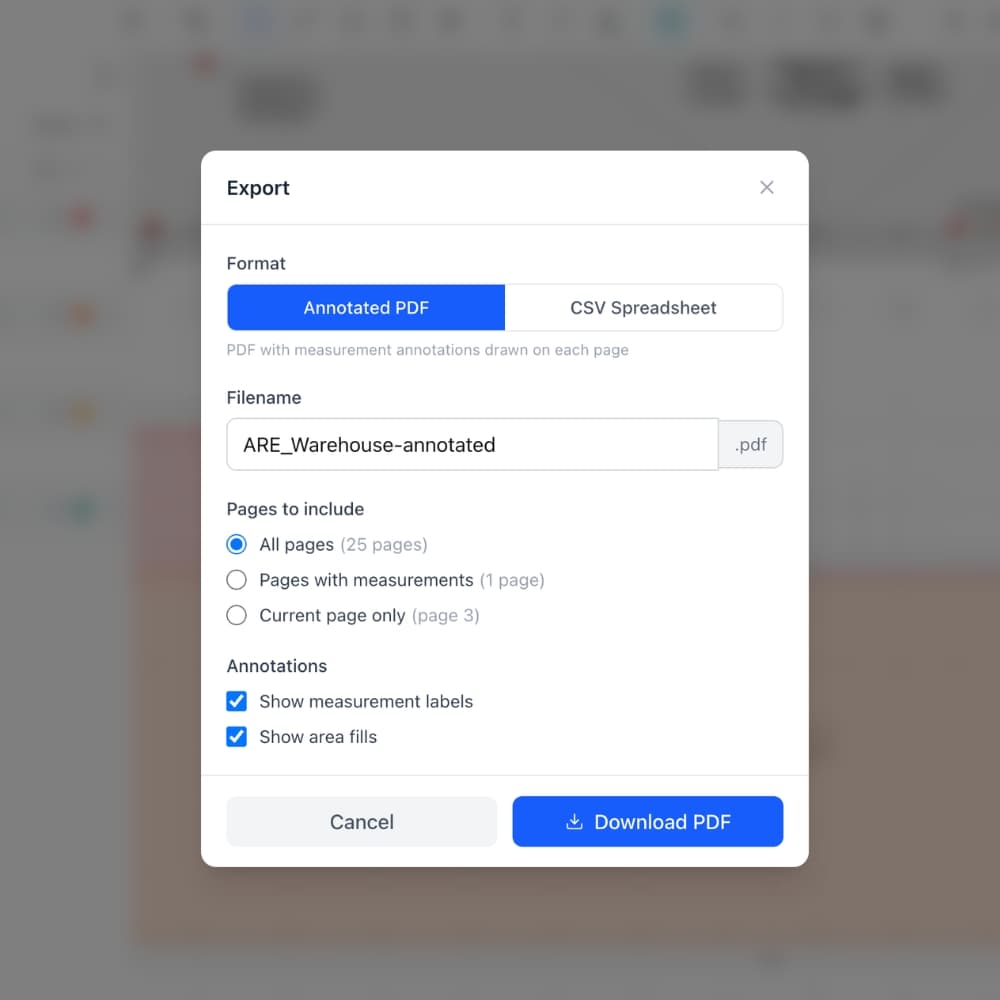Step 4: Export & Estimate